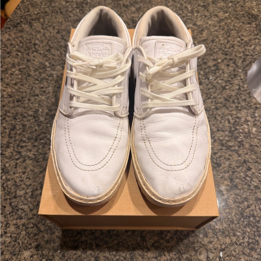 Nike SB Stefan Janoski White Leather Golf Men’s 10